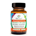 Vitamines infusées de vie D3 + K2 Superchargées avec du zinc et des enzymes, Aidez à maintenir un système immunitaire sain, santé osseuse, bien-être émotionnel, 90 capsules.