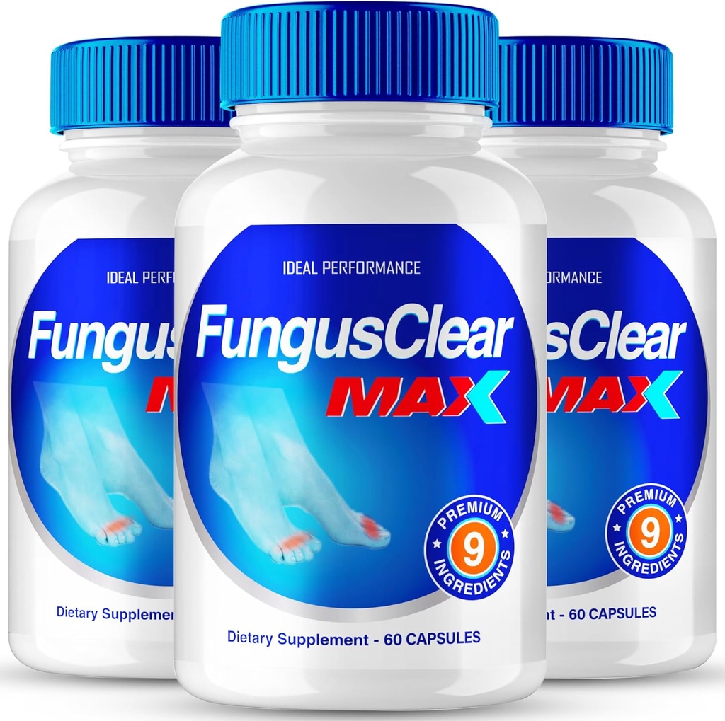 IDEAL PERFORMANCE (3 Pack) Fungus clair pilules Max Toenail (180 Capsules)