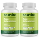 BESTVITE Artemisinin 100 mg (240 capsules végétariennes) (2 boîtes) - Pas de stéarate - Pas d'agents de débit - Vegan - Sans gluten - Non OGM
