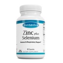 EuroMedica Zinc Plus Sélénium - Supplément de soutien à la santé immunitaire et respiratoire - Supplément minéral avec chélate de bisglycinate de zinc - Formule avec sélénium pour soutien à la santé cellulaire - 60 capsules