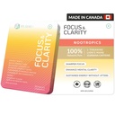 Focus & Clarity Nootropic Supplement – Brian Boost-L-Theanine, Caféine, Lion, Manille, Magnésium, Vitamine B6 & B12.
