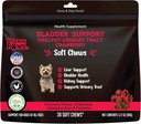 Cranberry Supplement for Dogs | Urinary Tract and UTI Support Chews | Incontinence and Bladder Control Nutritional Bites with D Mannose, Marshmallow Root, Probiotics, for Liver, Kidney