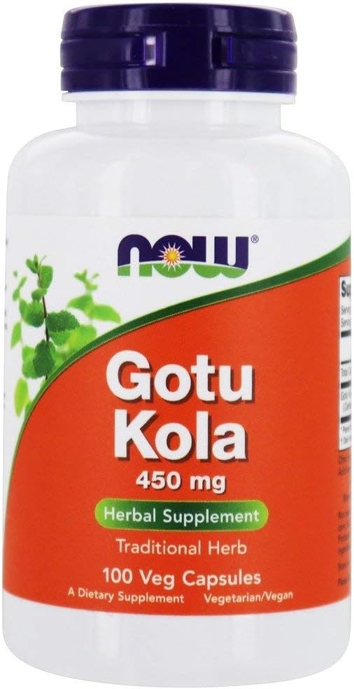 Gotu Kola, 450 mg, 100 capsules par les aliments actuels (paquet de 2)