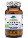 Pure Mountain Botanicals Capsules de Basilic Saint - Bouchons de Vegan Kosher avec 450 mg de Basilic Saint Organique Tulsi & Extrait de Basilic Saint de l'Inde