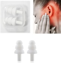 Relief d'acouphène pour les oreilles de sonnerie, Dispositif de Relief d'acouphène, Clip d'oreille anti-acouphène, Dispositif pour arrêter les sonneries d'oreille,Bague d'oreille pour l'oreille,Bague d'oreille de trois couches (1paire)