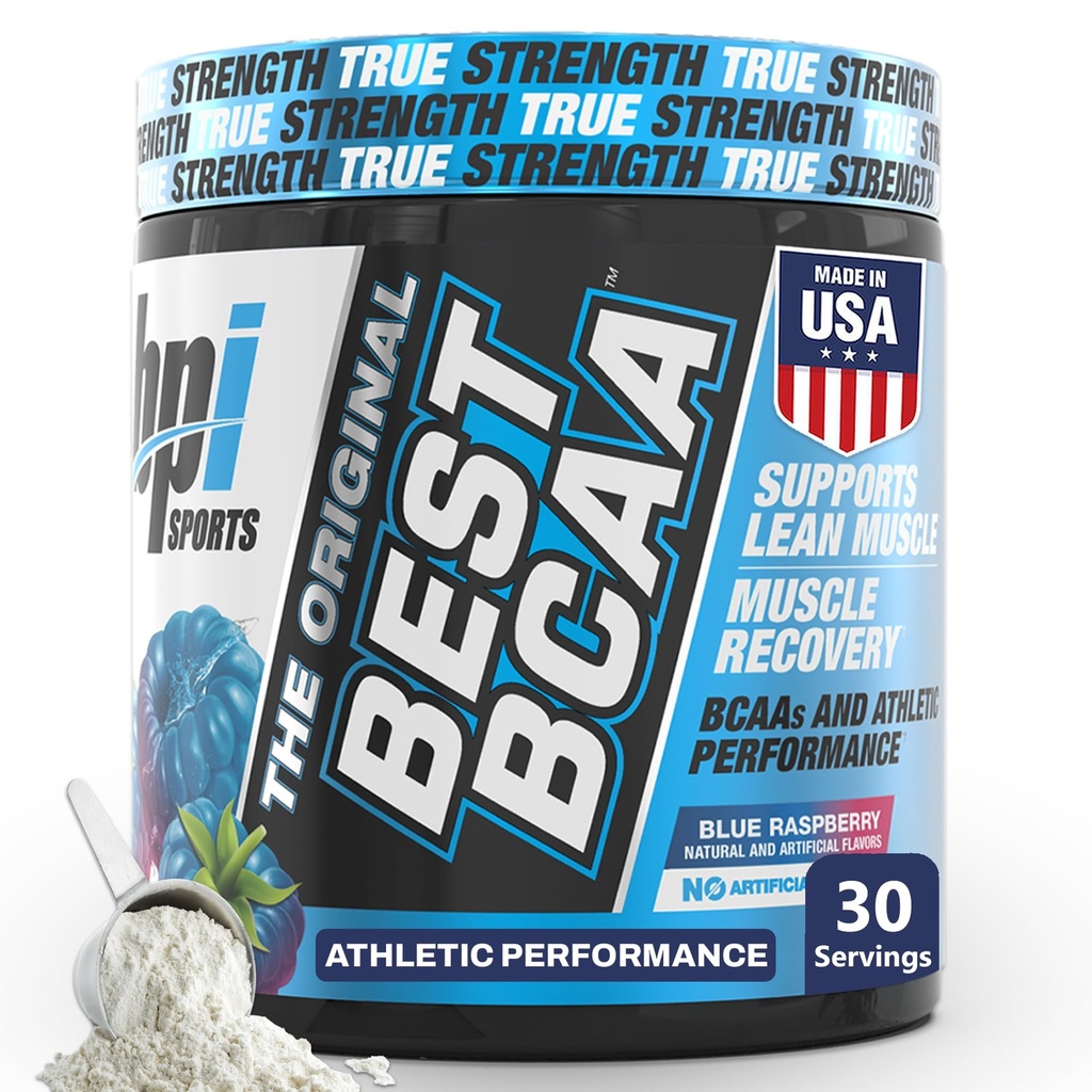 BPI Sports Best BCAA Poudre - Soutien à la récupération musculaire - Acides aminés à chaîne ramifiée