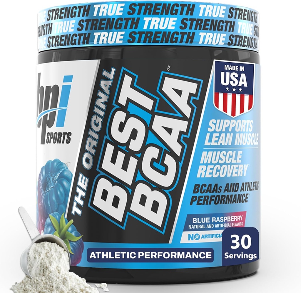 BPI Sports Best BCAA Poudre - Soutien à la récupération musculaire - Acides aminés à chaîne ramifiée