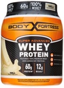 Body Fortress Super Advanced Whey Protéines Poudre, plus de créatine et de glutamine, sans gluten, vanille, 32 once (2lb)