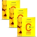 NANOWELL Vitamine pure buvée C 3000 mg par portion, supplément alimentaire pour le soutien immunitaire - 60 bâtons x 3 boîtes, 6 mois d'approvisionnement (180 Nombre)