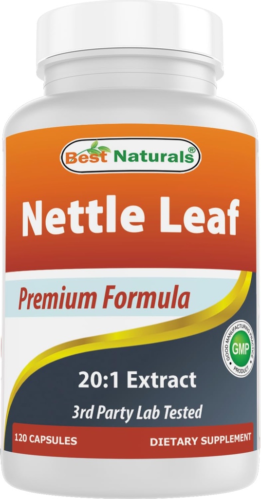 Meilleur extrait naturel de la feuille de Nettle 5000 mg équivalent par portion- 120 capsules
