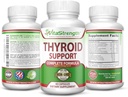 Support thyroïdien - Formule complète pour soutenir les niveaux d'énergie avec Iodine, Bladderwrack, Kelp, B12 & More- Énergie thyroïdienne: Boost T4 to T3 Supplément - Non-OGM