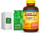 Super C avec vitamine D3 et Zinc 200 comprimés avec exclusive de A à Z - Meilleur guide de ligth et de printemps (2 articles)