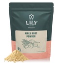 Lily of the Valley Maca Root Powder - Great Superfood pour le petit déjeuner, les smoothies et la cuisson - Grade Premium - Gélatinisé pour une digestion facile - Vegan & sans gluten - emballé dans une poche refermable (8oz, 226g)