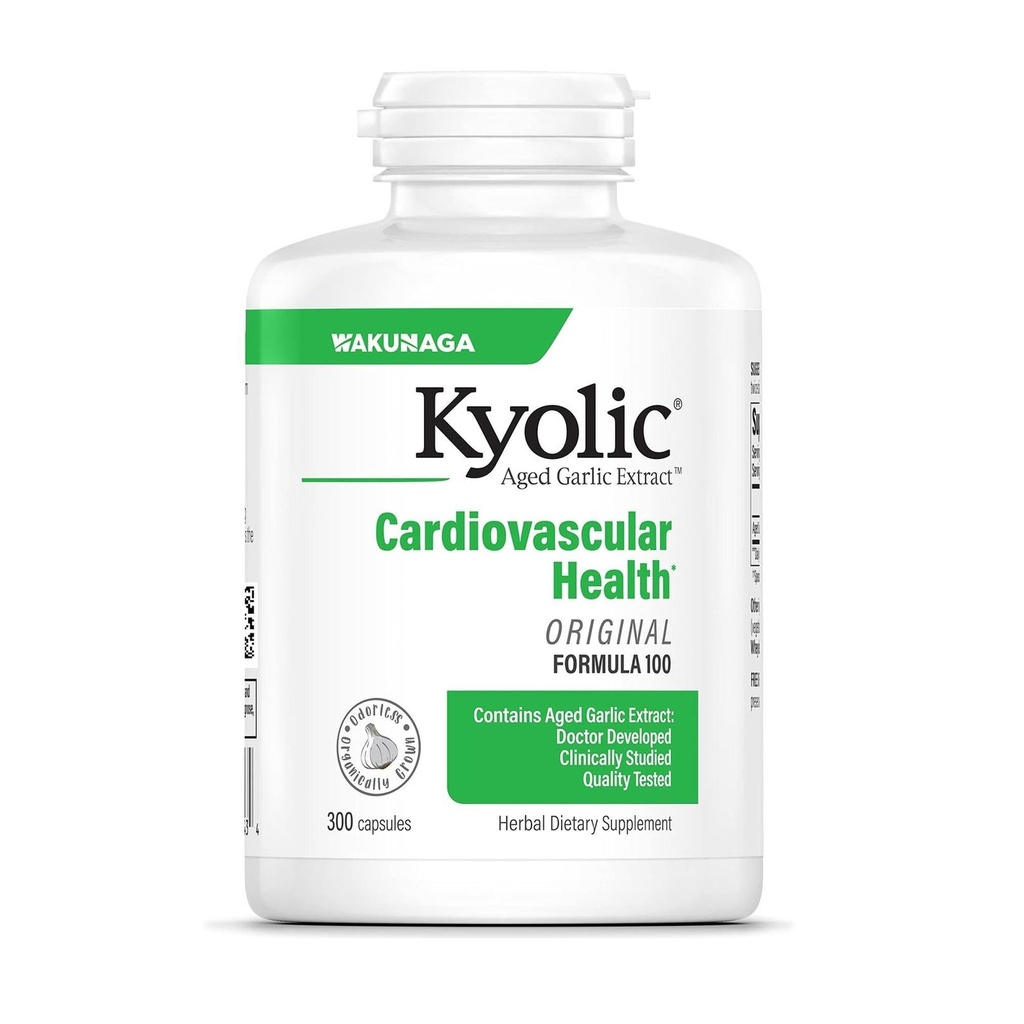 Extrait d'ail kyolique vieilli Formule 100, cardiovasculaire