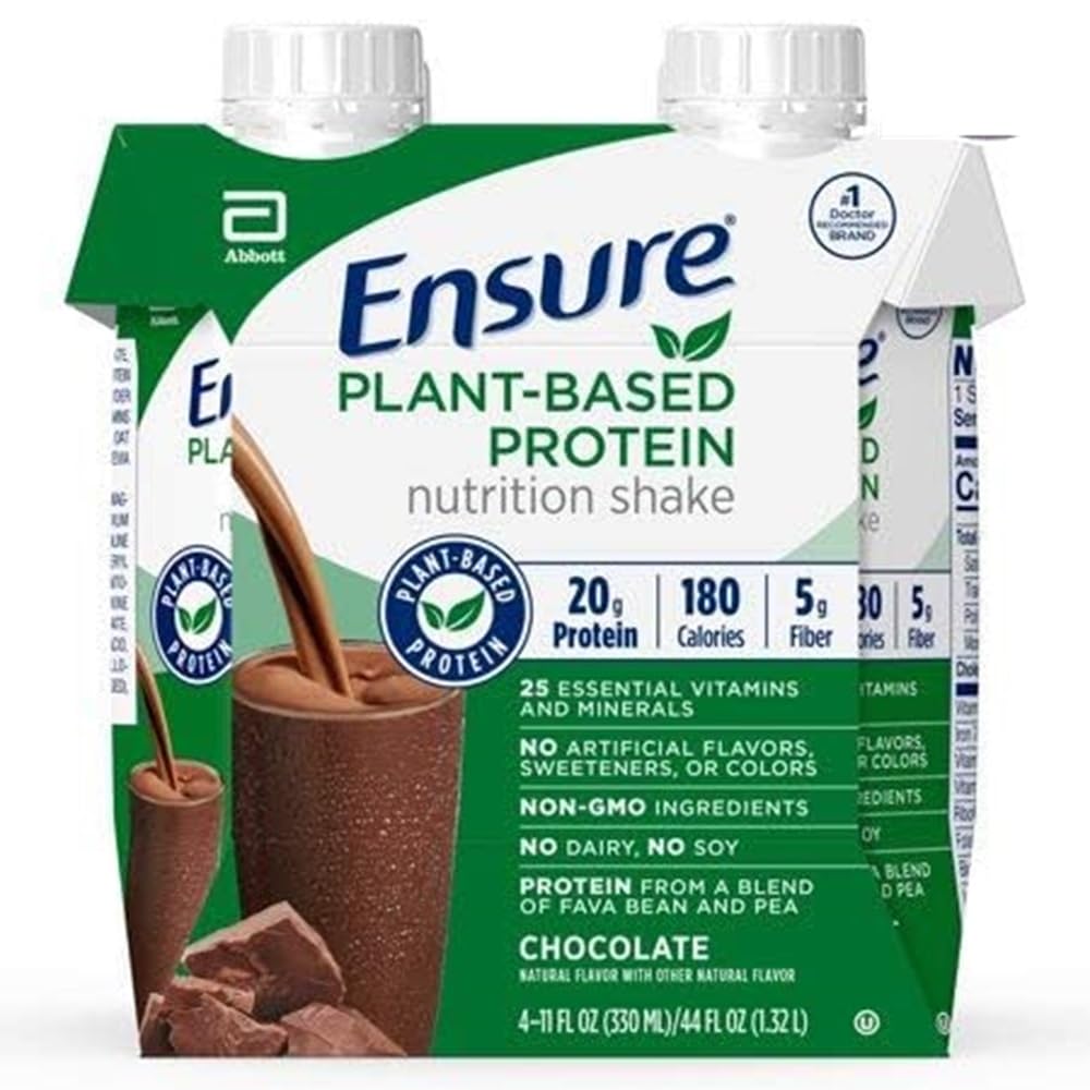 S'assurer que la nutrition des protéines végétales agite le chocolat 11 Fl Oz (paquet de 2)2