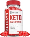 Laboratoires justifiés Ketosyn Keto ACV Gummies Advanced Formula 1000MG Ketosyn Keto Gummies vinaigre de cidre de pomme formulé avec du jus de betterave de grenade poudre B12 végétalien non OGM 60 Gummys