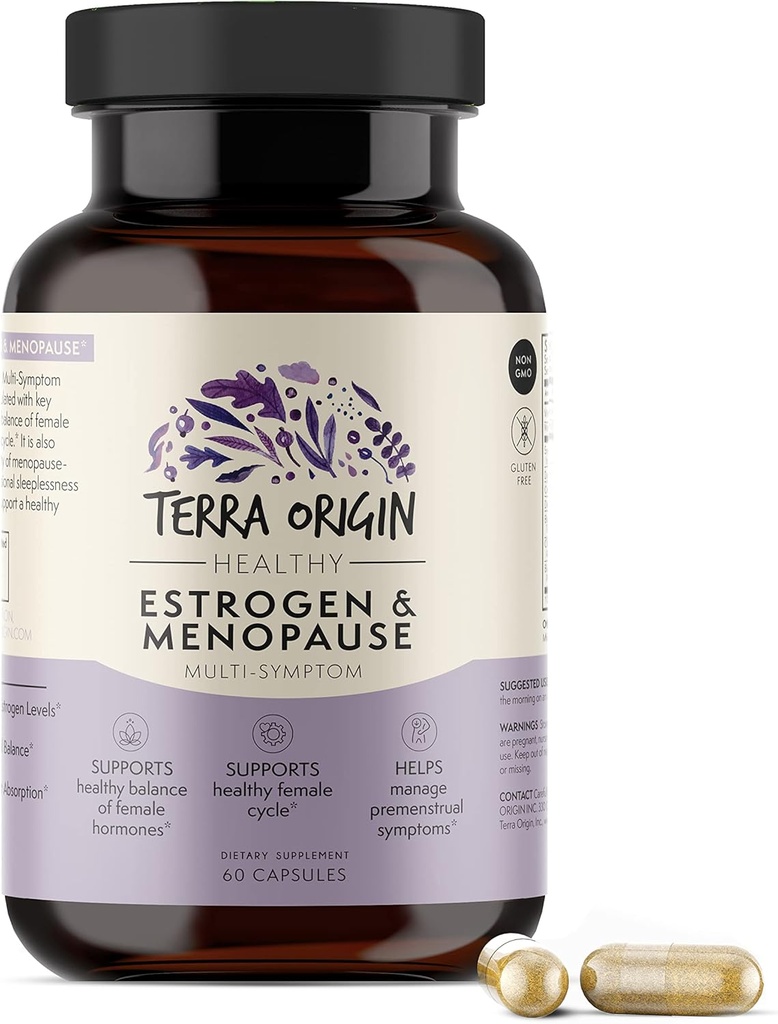 ORIGINAL TERRA Suppléments de ménopause multisymptômes pour les femmes