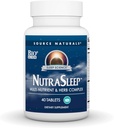 Source Naturals NutraSleep, complexe multinutrient et herbacé sans mélatonine, formule végétarienne pour le soutien de la relaxation - 40 comprimés