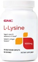 GNC L-Lysine 1000mg - 90 comprimés végétariens (90 portions)