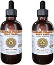 Holy Basil Liquid Extract, Organic Holy Basil (Ocimum tenuiflorum) Tincture Supplement 2x2 oz