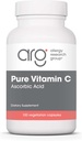 Groupe de recherche sur l'allergie Supplément de vitamine C pure - acide ascorbique, 1000 mg de vitamine C organique, haute puissance, sans tampon, acidité légère, capsules végétariennes - 100 Compte