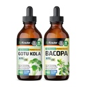 BIO KRAUTER Gotu Kola Teinture 4 Fl. Oz. & Bacopa Teinture 4 Fl. Oz.