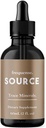 FREQUENSE - Minéraux de traces de source - Poudre minérale Fulvic pour la santé des os, Absorption des nutriments, Support de la peau, Gut Health & Electrolytes - 60 ml