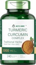 Curcumine curcumine curcuma avec poivre noir 3000mg (en anglais seulement)