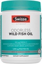 Swisse Wild Fish Oil Omega 3 Suppléments pour les femmes et les hommes 1000 mg Softgels EPA DHA Suppléments à l'huile de poisson - Aide à soutenir la santé du cerveau, des yeux et du cœur EPA 400 Softgel Pills