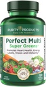 Purity Products Perfect Multi Super Greens Dietary Supplément Santé Nutrition, 120 count
