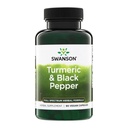 Swanson Premium- Poivre Turmérique et Noir - Antioxydant, Digestion et Joint Support - 90 bouchons (2 pack)