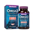 BlueBonnet Huile de saumon Oméga-3 naturelle Softgels, 180 Nombre, Blanc