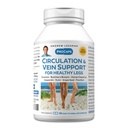 ANDREW MOINSMAN Circulation, Vein Support pour les jambes en bonne santé 60 Capsules - Haute Bioactivité Diosmin, Boucher's Broom, Réduit visiblement l'enflure et le malaise dans les pieds, les chevilles, les veaux, les jambes