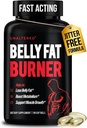 Unaltered Belly Fat Burner pour les hommes - pilules naturelles de perte de poids pour soutenir la réduction de la graisse corporelle, la préservation de la masse musculaire maigre et un métabolisme sain - supplément alimentaire CLA - 90 capsules Softgel