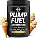 Pompe de sport PMD Carburant Ultra sans caféine - pré-entraînement Premium pompe à poudre et musculaire, plus de concentration, d'endurance et de récupération, crème premium, arginine et bêta Alanine - sorbet arc-en-ciel (30 portions)