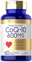 Carlyle CoQ10 600 mg Softgels (en anglais seulement) 60 Count (en anglais seulement) Mega Q-Sorb Coenzyme (en anglais seulement)