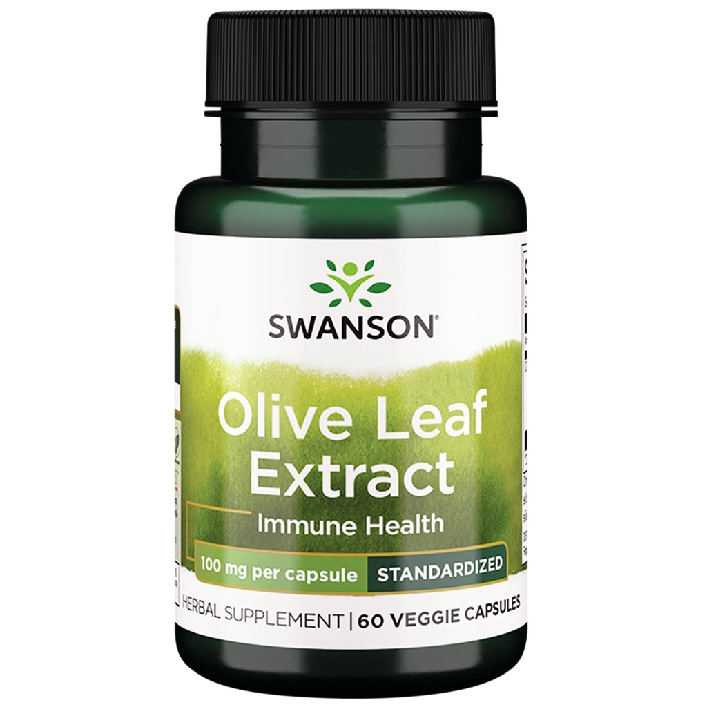 Swanson HRB Olive Leaf EXT MTD 100MG 60VEGCP
