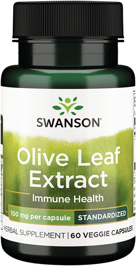 Swanson HRB Olive Leaf EXT MTD 100MG 60VEGCP