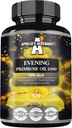 APOLLO'S HEGEMONY Huile de Primrose du soir 1000 mg avec vitamine E - Contient 100 mg d'acide GLA - 120 Capsules Softgel - 4 mois d'approvisionnement - complément alimentaire pour soutenir l'équilibre hormonal et la santé de la peau