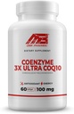 MB One Pharma-COQ10 Supplément (100mg) 60 jours d'approvisionnement-3x Absorption Ultra Supérieure, Défense Antioxydante - Supporte la production d'énergie cellulaire Fonction cardiaque-non-OGM, sans gluten, haute absorption