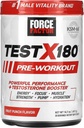 FORCE FACTOR Test X180 Supplément de poudre et d'énergie avant l'entraînement, boost focus & Endurance, build Muscle & Strength, supplément d'oxyde nitrique avec Ashwagandaha & L-Citrulline, punch fruit, 30 portions