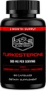 Supplément de Turkestérone de la Forêt Noire 500mg Capsule (extrait de 95% de pureté maximale) 2 mois Approvisionnement (500mg Turkestérone de 526mg d'Ajuga Turkestanica) Similaire à Ecdysterone pour la force et la croissance musculaire