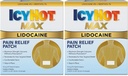 Icy Hot Max Strength Lidocaine Pain Relief Patch (5 Compte) Pénétrait pour un soulagement rapide et ciblé (paquet de 2)