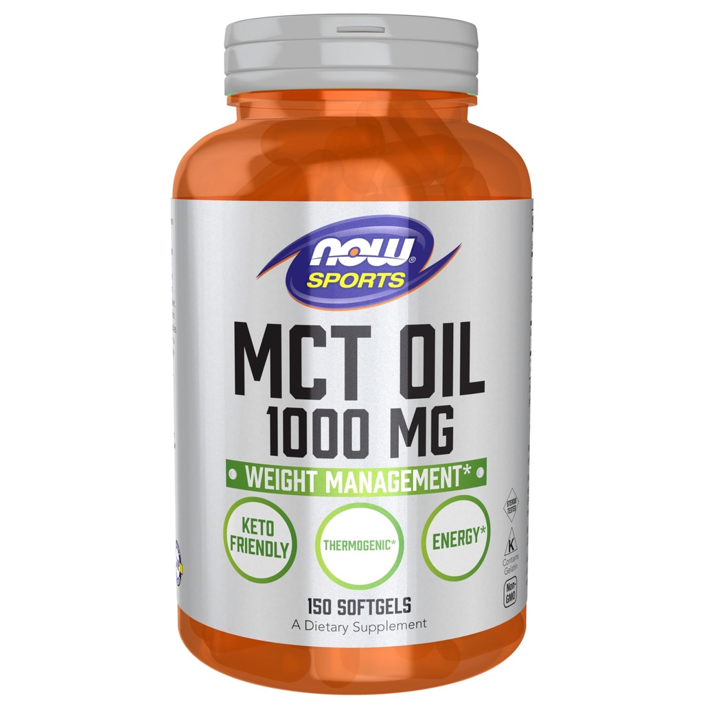 MAINTENANT Foods Sports Nutrition, MCT (Medium-chain triglycérides) Huile 1000 mg, Gestion du poids, 150 Softgels