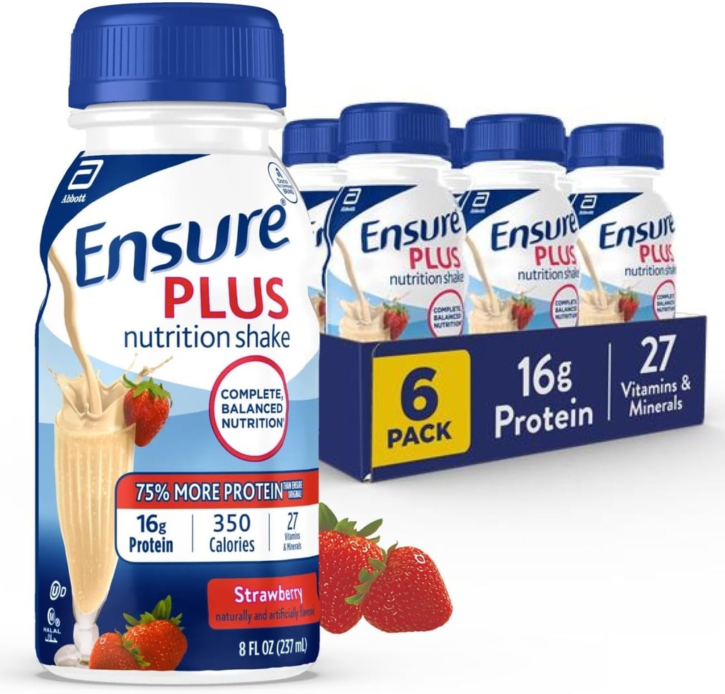 S'assurer plus de la nutrition des fraises Secouer Secouer Remplacement des repas Secouer Prêt à boire 16g Protéines et 27 vitamines et minéraux
