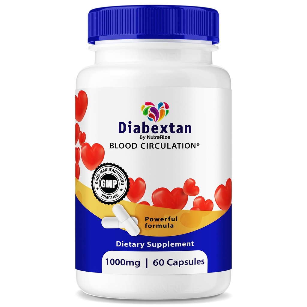 Diabextan Capsules - Formule naturelle pour des niveaux sains, soutien complet, Capsule de vitamine pour maintenir le bien-être général, Glyco Optimizer Reviews (60 capsules)