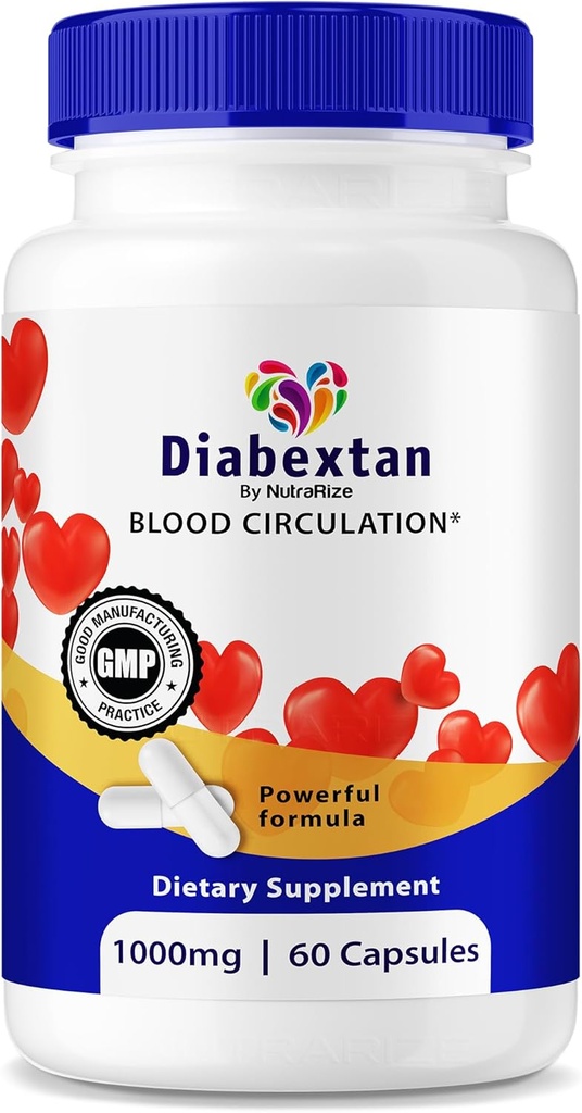 Diabextan Capsules - Formule naturelle pour des niveaux sains, soutien complet, Capsule de vitamine pour maintenir le bien-être général, Glyco Optimizer Reviews (60 capsules)