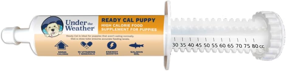 Sous la météo Pet-Cal prêt pour les chiots 80cc-C Supplément nutritionnel pour chiots à haute calorie