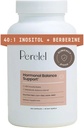Perelel Hormone Balance Support, supplément inositol féminin avec Berberine, Myo & D Chiro Inositol, acide alpha lipoïque, et Dim pour soutenir la santé des femmes, du soja, des produits laitiers et sans gluten, sans OGM, 120 capsules