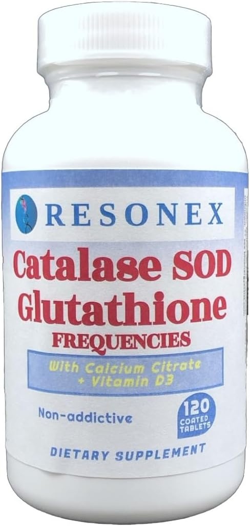 Catalase, Superoxide Dismutase (SOD), and Glutathione Frequencies- 120 Tablets